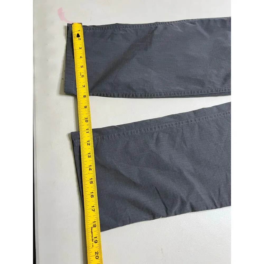 Carhartt Relaxed Fit Canvas Gray Men 38x32 Work Pants Y2K Casual utility distres